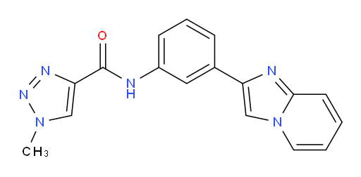 N-(3-(imidazo[1,2-a]pyridin-2-yl)phenyl)-1-methyl-1H-1,2,3-triazole-4-carboxamide