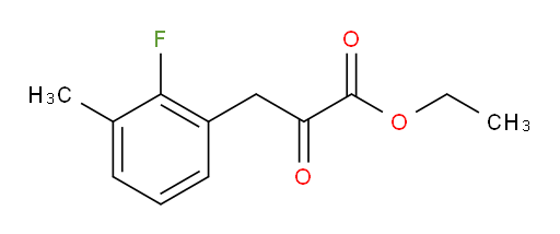 ethyl 3-(2-fluoro-3-methylphenyl)-2-oxopropanoate