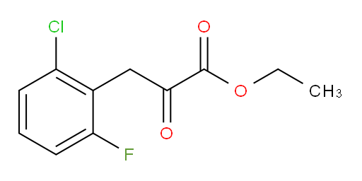 ethyl 3-(2-chloro-6-fluorophenyl)-2-oxopropanoate
