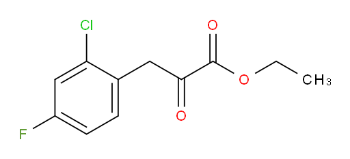ethyl 3-(2-chloro-4-fluorophenyl)-2-oxopropanoate