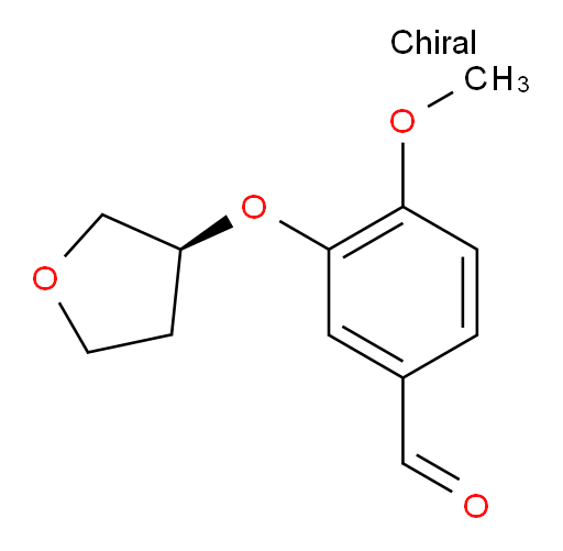 (S)-4-methoxy-3-((tetrahydrofuran-3-yl)oxy)benzaldehyde