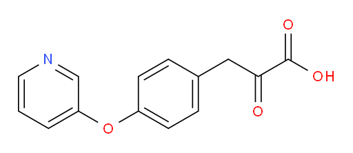 2-oxo-3-(4-(pyridin-3-yloxy)phenyl)propanoic acid