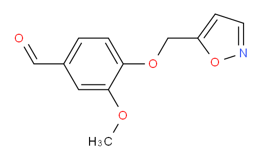 4-(isoxazol-5-ylmethoxy)-3-methoxybenzaldehyde