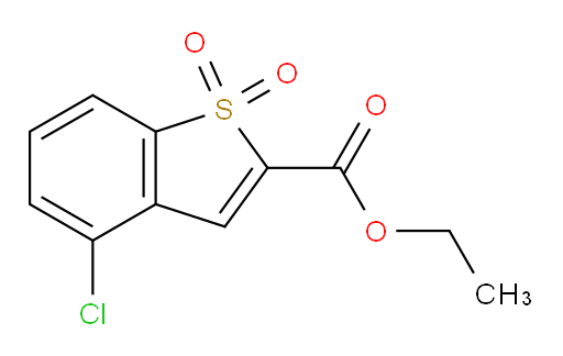 ethyl 4-chlorobenzo[b]thiophene-2-carboxylate 1,1-dioxide