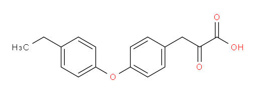 3-(4-(4-ethylphenoxy)phenyl)-2-oxopropanoic acid