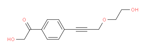 2-hydroxy-1-(4-(3-(2-hydroxyethoxy)prop-1-yn-1-yl)phenyl)ethanone