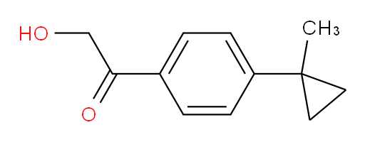 2-hydroxy-1-(4-(1-methylcyclopropyl)phenyl)ethanone