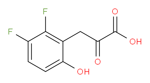 3-(2,3-difluoro-6-hydroxyphenyl)-2-oxopropanoic acid