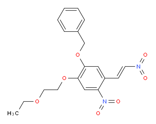 (E)-1-(benzyloxy)-2-(2-ethoxyethoxy)-4-nitro-5-(2-nitrovinyl)benzene