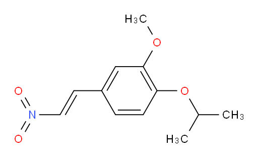(E)-1-isopropoxy-2-methoxy-4-(2-nitrovinyl)benzene