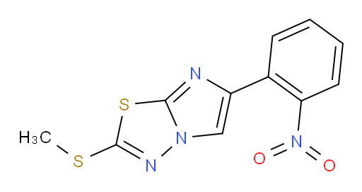 2-(methylthio)-6-(2-nitrophenyl)imidazo[2,1-b][1,3,4]thiadiazole