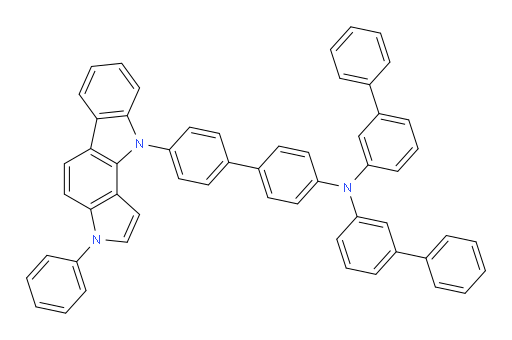 N-([1,1'-biphenyl]-3-yl)-N-(4'-(3-phenylpyrrolo[3,2-a]carbazol-10(3H)-yl)-[1,1'-biphenyl]-4-yl)-[1,1'-biphenyl]-3-amine