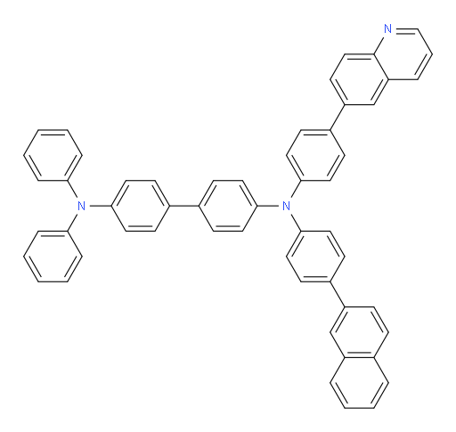 N4-(4-(naphthalen-2-yl)phenyl)-N4',N4'-diphenyl-N4-(4-(quinolin-6-yl)phenyl)-[1,1'-biphenyl]-4,4'-diamine
