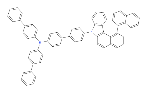 N,N-di([1,1'-biphenyl]-4-yl)-4'-(1-(naphthalen-1-yl)-7H-benzo[c]carbazol-7-yl)-[1,1'-biphenyl]-4-amine