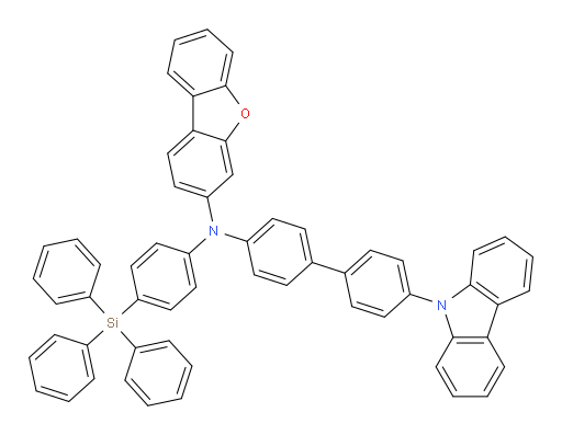N-(4'-(9H-carbazol-9-yl)-[1,1'-biphenyl]-4-yl)-N-(4-(triphenylsilyl)phenyl)dibenzo[b,d]furan-3-amine