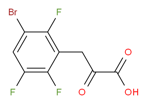 3-(3-bromo-2,5,6-trifluorophenyl)-2-oxopropanoic acid