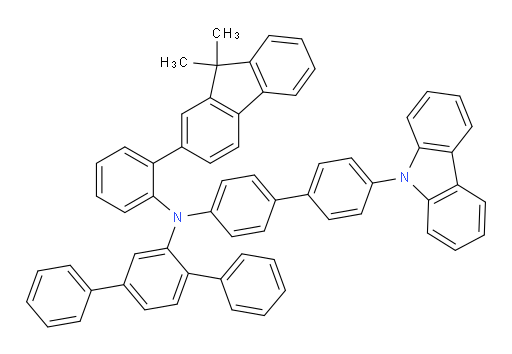 N-(4'-(9H-carbazol-9-yl)-[1,1'-biphenyl]-4-yl)-N-(2-(9,9-dimethyl-9H-fluoren-2-yl)phenyl)-[1,1':4',1''-terphenyl]-2'-amine