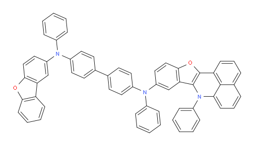 N4-(dibenzo[b,d]furan-2-yl)-N4,N4'-diphenyl-N4'-(7-phenyl-7H-benzo[de]benzofuro[3,2-b]quinolin-9-yl)-[1,1'-biphenyl]-4,4'-diamine