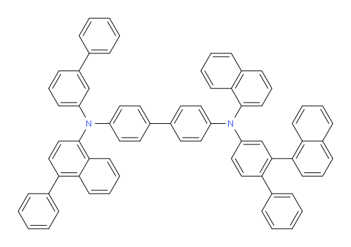 N4-([1,1'-biphenyl]-3-yl)-N4'-(naphthalen-1-yl)-N4'-(2-(naphthalen-1-yl)-[1,1'-biphenyl]-4-yl)-N4-(4-phenylnaphthalen-1-yl)-[1,1'-biphenyl]-4,4'-diamine