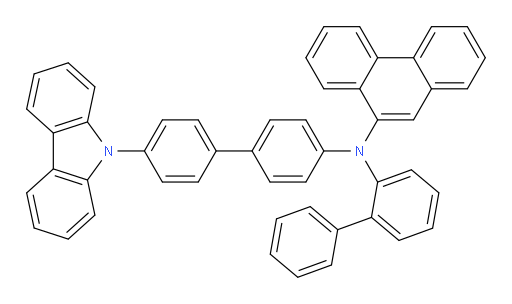 N-(4'-(9H-carbazol-9-yl)-[1,1'-biphenyl]-4-yl)-N-([1,1'-biphenyl]-2-yl)phenanthren-9-amine