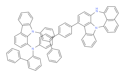 N-(4'-(4H-naphtho[1',8':5,6,7][1,4]diazepino[3,2,1-jk]carbazol-7-yl)-[1,1'-biphenyl]-4-yl)-N-([1,1'-biphenyl]-2-yl)-9-([1,1'-biphenyl]-3-yl)-9H-carbazol-1-amine