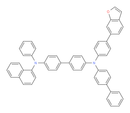 N4-([1,1'-biphenyl]-4-yl)-N4-(4-(benzofuran-6-yl)phenyl)-N4'-(naphthalen-1-yl)-N4'-phenyl-[1,1'-biphenyl]-4,4'-diamine