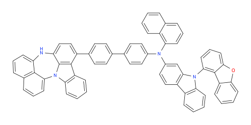 N-(4'-(4H-naphtho[1',8':5,6,7][1,4]diazepino[3,2,1-jk]carbazol-7-yl)-[1,1'-biphenyl]-4-yl)-9-(dibenzo[b,d]furan-1-yl)-N-(naphthalen-1-yl)-9H-carbazol-2-amine