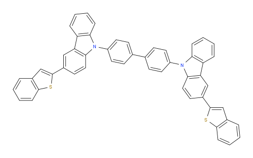 4,4'-bis(3-(benzo[b]thiophen-2-yl)-9H-carbazol-9-yl)-1,1'-biphenyl