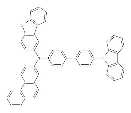 N-(4'-(9H-carbazol-9-yl)-[1,1'-biphenyl]-4-yl)-N-(phenanthren-2-yl)dibenzo[b,d]furan-2-amine