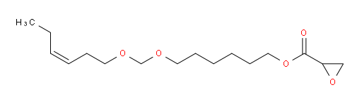 (Z)-6-((hex-3-en-1-yloxy)methoxy)hexyl oxirane-2-carboxylate