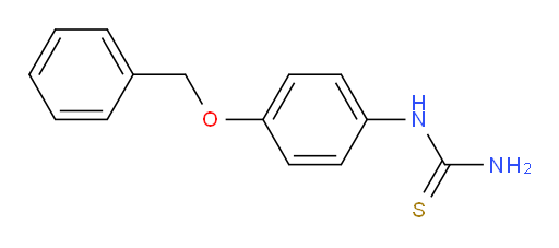 N-[4-(Phenylmethoxy)phenyl]thiourea (ACI)