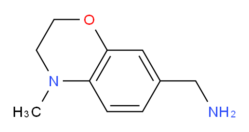 (4-methyl-3,4-dihydro-2H-1,4-benzoxazin-7-yl)methanamine